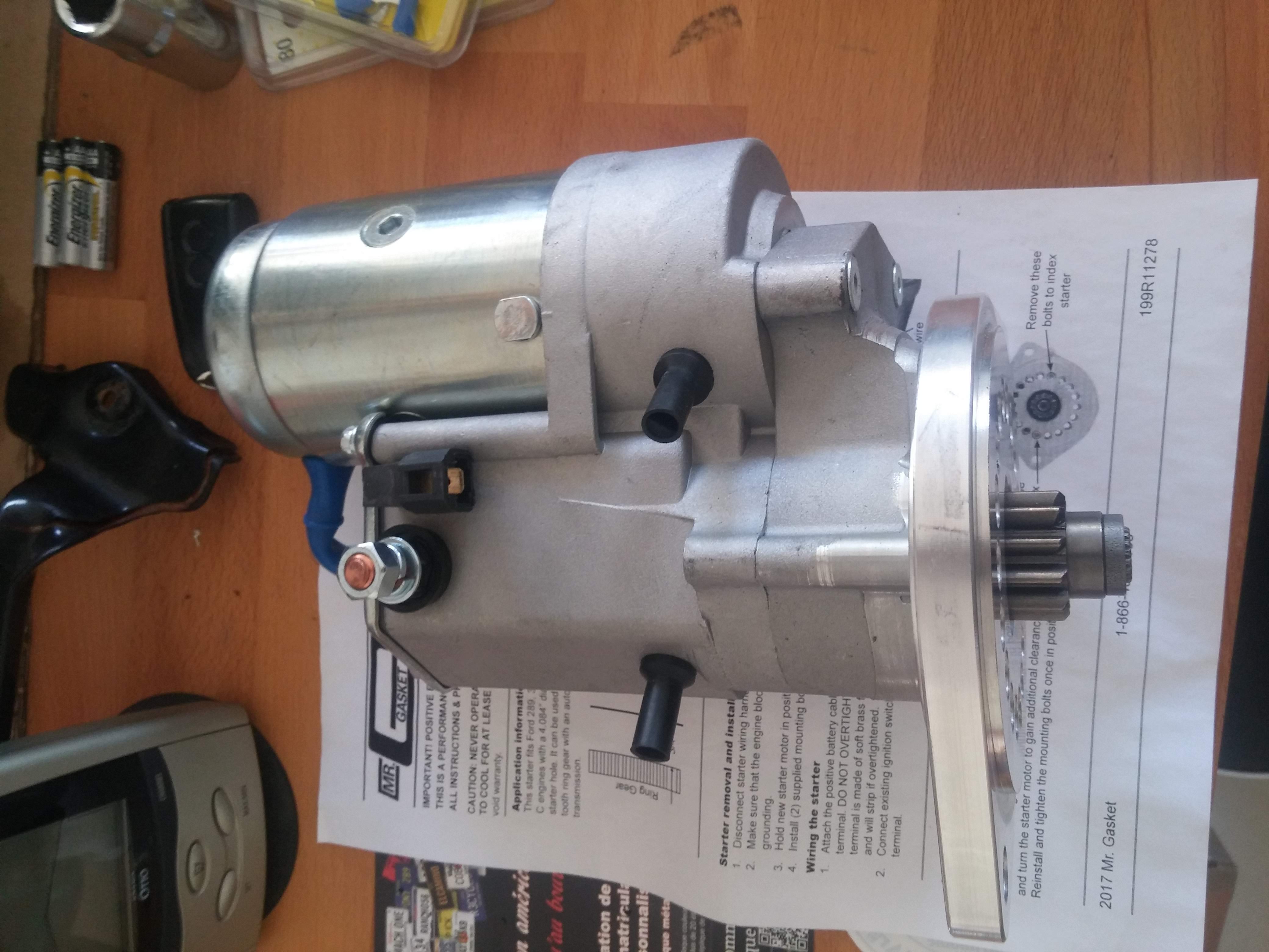 Episode 2 Le démarreur fonctionne mais le moteur ne démarre pas